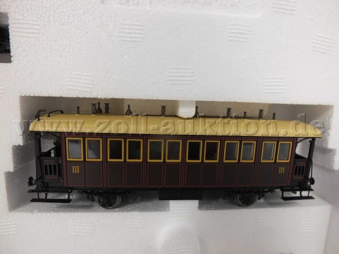 Detailaufnahme des Personenwagens 3.Klasse mit der Betriebsnummer 20604