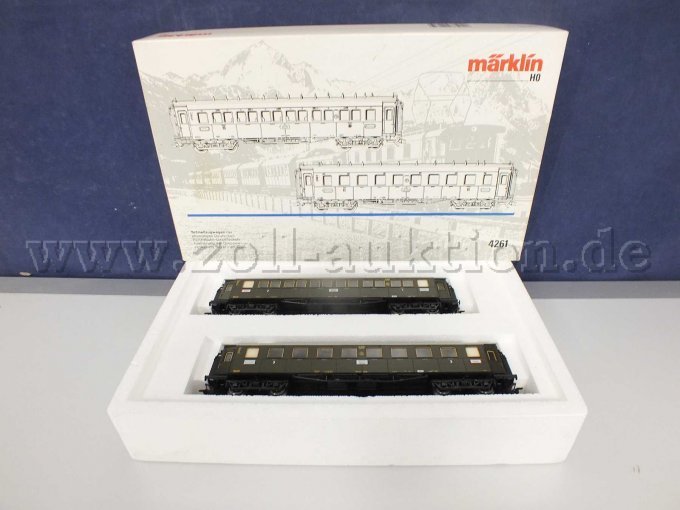 Gesamtansicht der Auktion Wagen-Set Bayerischer Schnellzug der DRG Gesamtansicht der Auktion Wagen-Set Bayerischer Schnellzug der DRG