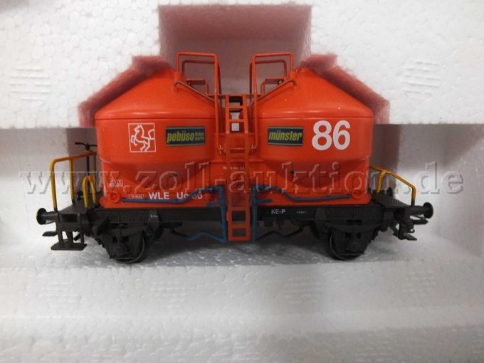 Detailaufnahme Silowagen mit  Betriebsnummer 86