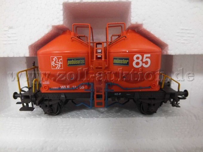 Detailaufnhme Silowagen mit  Betriebsnummer 85