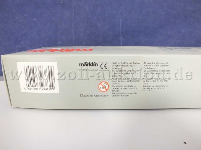 CE- Kennung und Beschriftung von Märklin