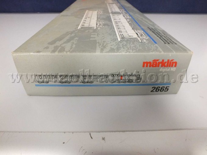 Seitenansicht von links mit Angaben zum Zugset mit Beschädigung