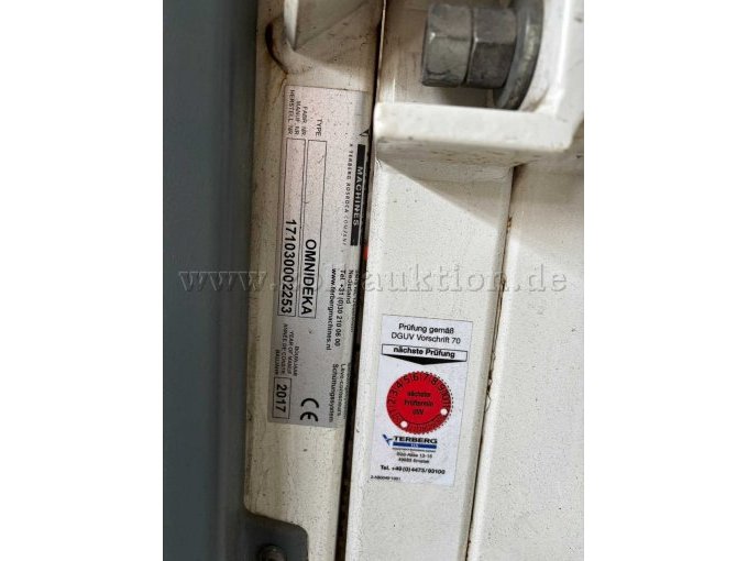 Typenschild Schüttung