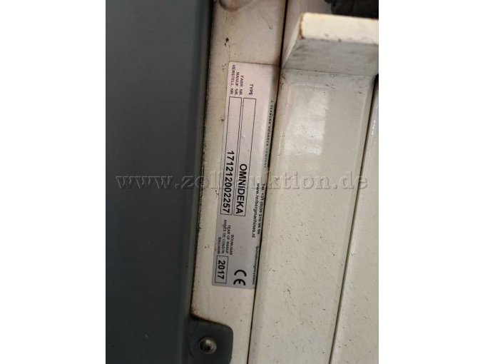 Typenschild Schüttung