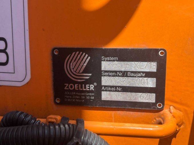 Typenschild Aufbau Medium XL 21,5