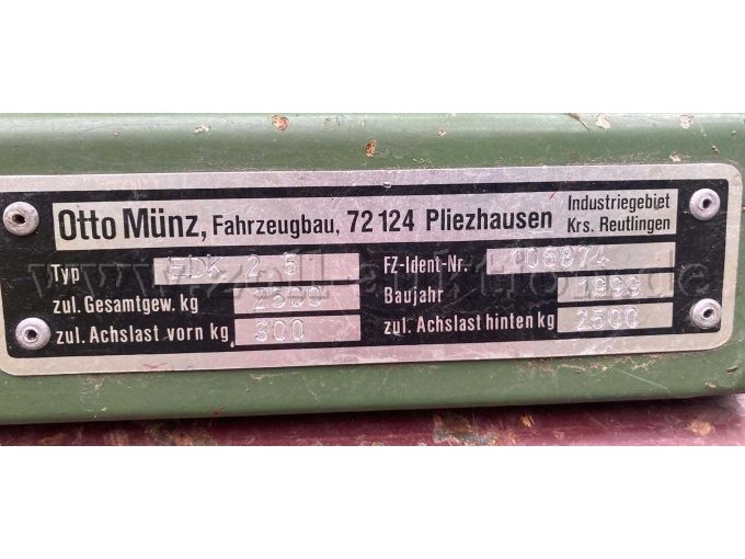Münz Anhänger Typenschild