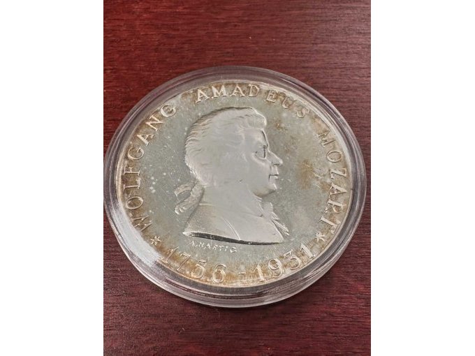 Medaille  Wolfgang Amadeus Mozart - Avers