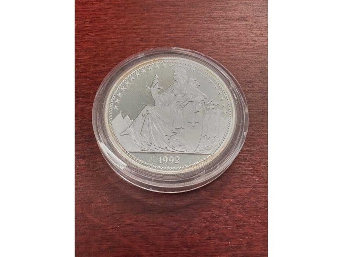 1 Silberunze Madonna Del Sasso - Revers