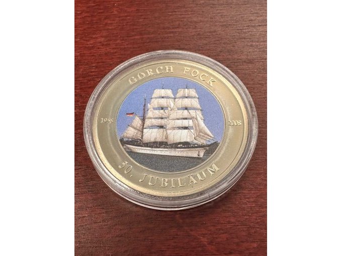 Medaille 50. Jubiläum Gorch Fock - Avers