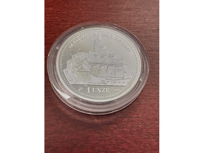1 Silberunze Madonna Del Sasso - Avers