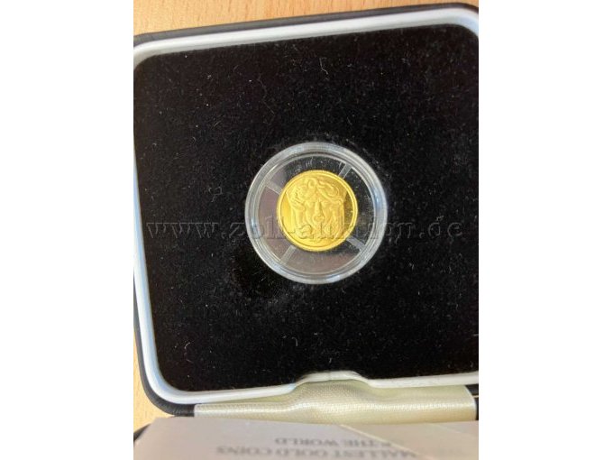 Goldmünze Vorderseite