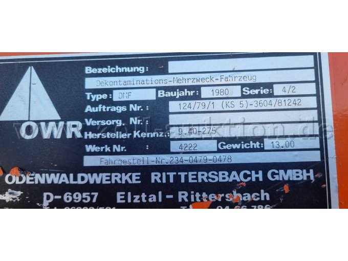 Typschild Aufbau