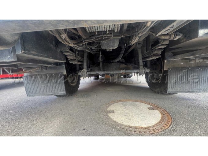 Rüstwagen Ansicht von hinten Unterboden inkl. Seilwinde