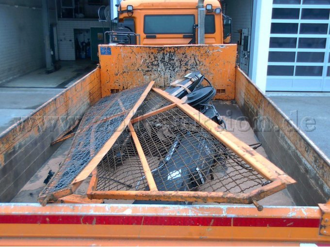 1 MAN - LKW Kipper off.Kasten – TGS 28.400 mit Hiab-Kranschaden - Unfallschaden – foto 9 – kavel bij Zoll-Auktion, Neu-Ulm