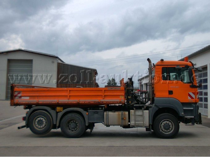 1 MAN - LKW Kipper off.Kasten – TGS 28.400 mit Hiab-Kranschaden - Unfallschaden – foto 6 – kavel bij Zoll-Auktion, Neu-Ulm