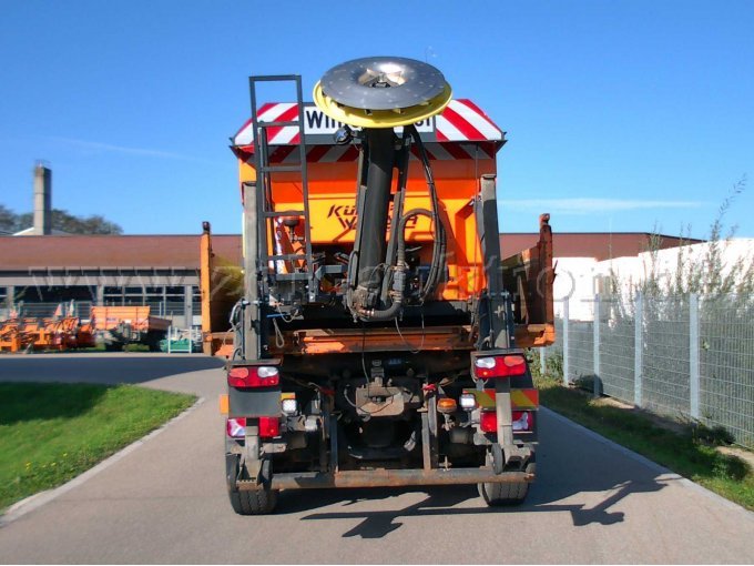 1 MAN - LKW Kipper off.Kasten – TGS 28.400 mit Hiab - Kran & Küpper Weisser Streuer – foto 6 – kavel bij Zoll-Auktion, Neu-Ulm