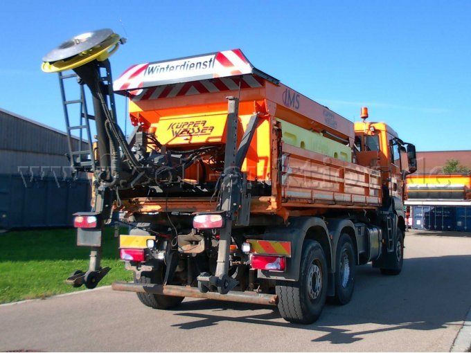 1 MAN - LKW Kipper off.Kasten – TGS 28.400 mit Hiab - Kran & Küpper Weisser Streuer – foto 7 – kavel bij Zoll-Auktion, Neu-Ulm