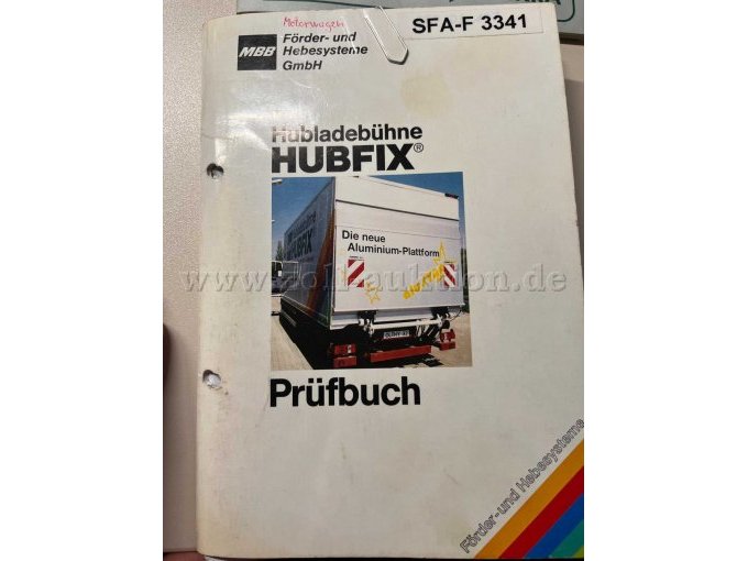 Titelseite Prüfbuch Hubfix