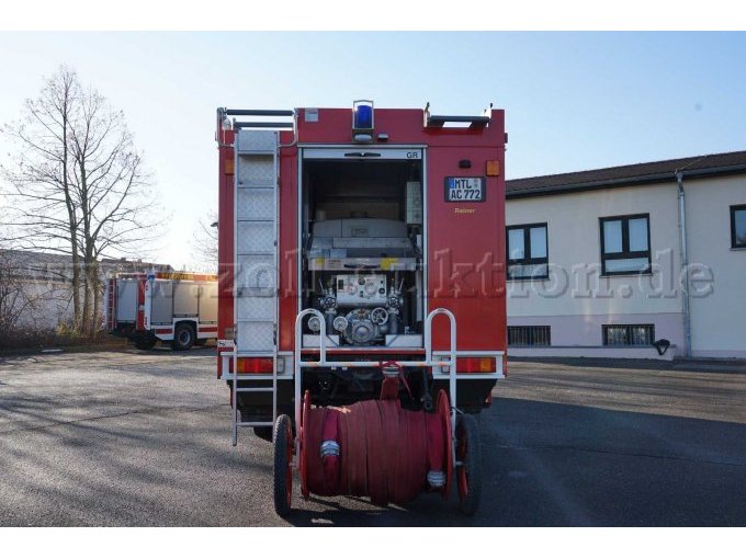 Heckansicht mit Haspel