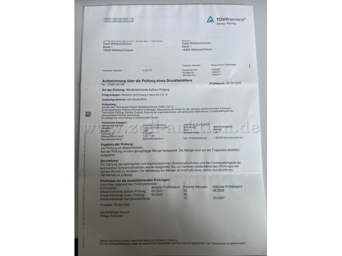 1 MAN TGM 15.250 4x2 BL RS 3825 Kombiniertes HD – Spül und Saug-Druck Tankfahrzeug – foto 18 – kavel bij Zoll-Auktion, Wittstock/Dosse