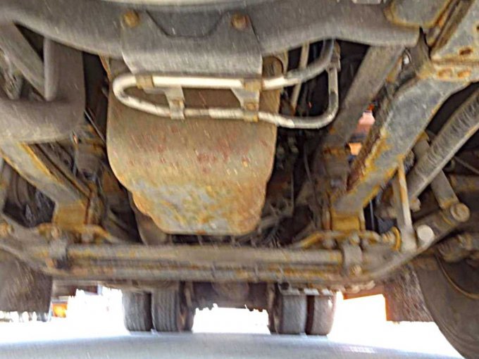 MAN TGS 26.320 Müllwagen FAUN Unterbodenansicht