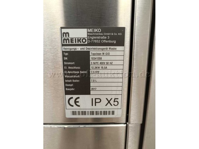 Technische Daten MEIKO Topclean M