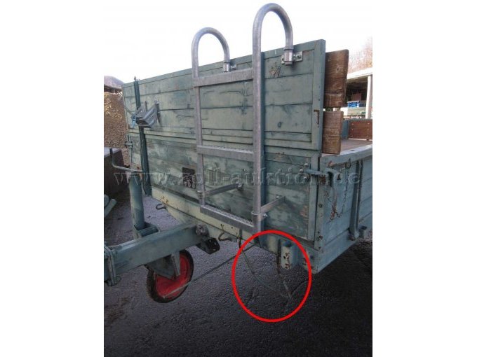 Aufstiegshilfe nach hinten verbogen