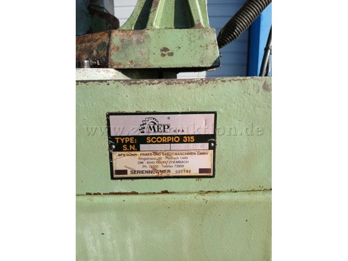 1 MEP Metallkriessäge, Typ Scorpio 315 – foto 6 – kavel bij Zoll-Auktion, Bayreuth