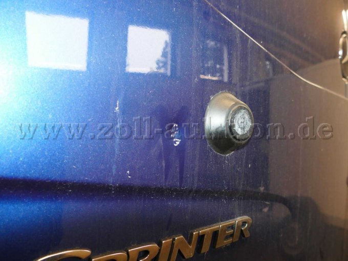 Deformierung Hecktür