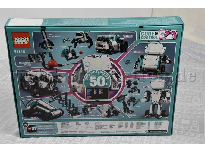 1 MINDSTORMS 5-in-1 Robotik-Set mit App-Fernsteuerung „LEGO“ Modell 51515 - Rückseite