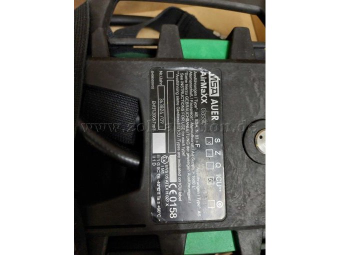 Typenschild MSA AirMaXX