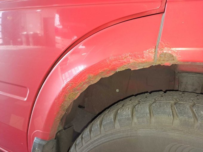 Ansicht Radlauf vorne rechts