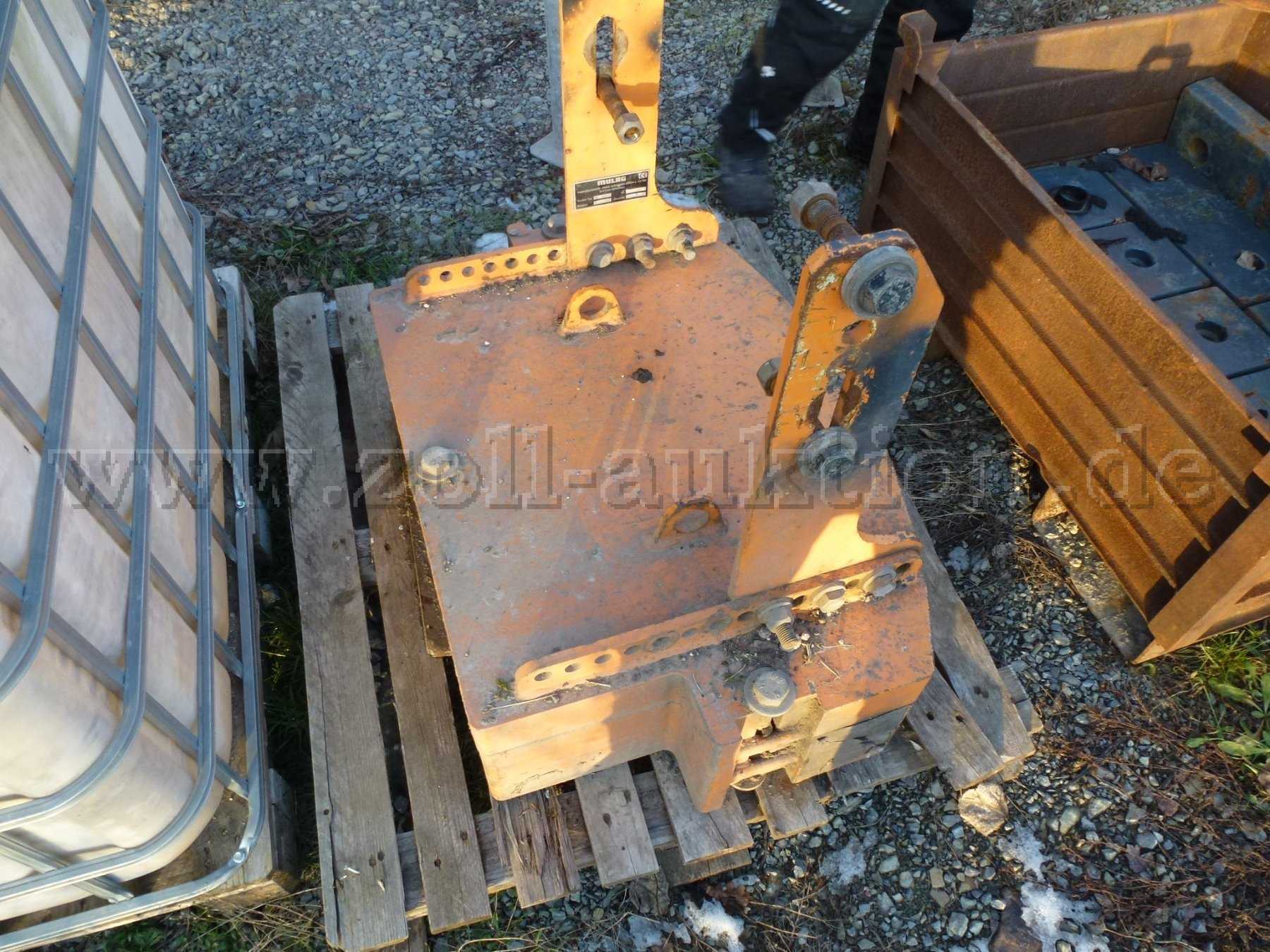 Teilansicht Heckgewicht Mulag