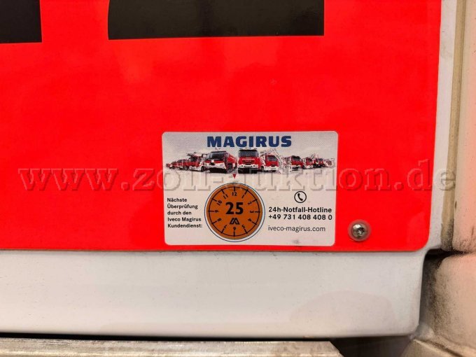 Magirus-Prüfplakette