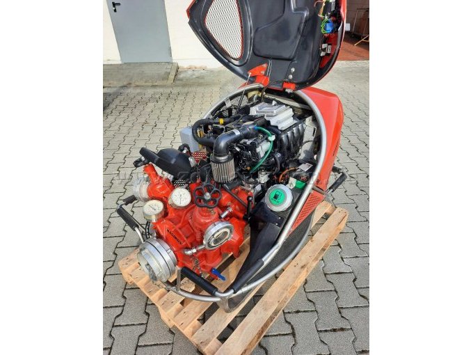 Seitenansicht Motor