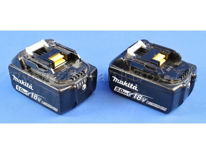 Akkus Seitenansicht Diagonal