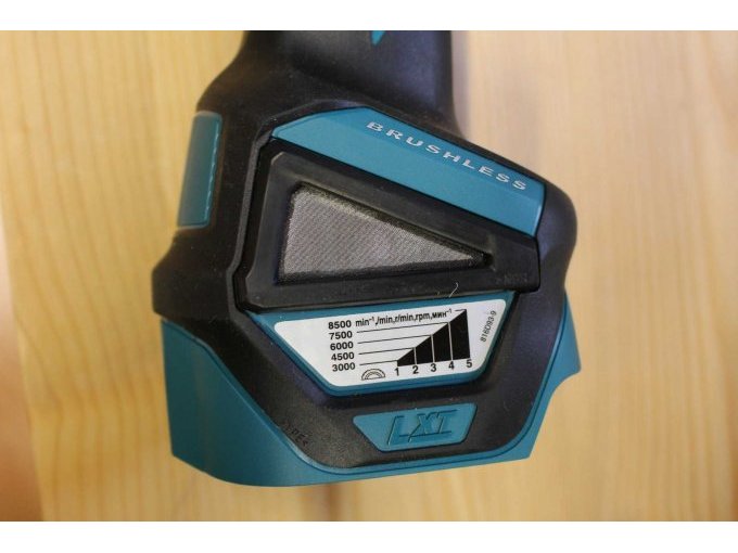 Detailansicht Winkelschleifer