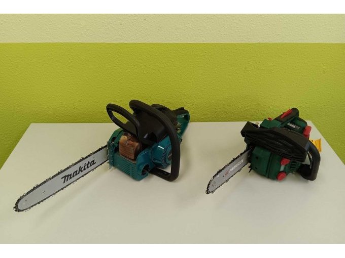 Makita Benzin-Kettensäge & Parkside Benzin-Kettensäge