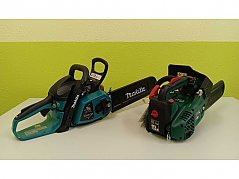 Makita Benzin-Kettensäge & Parkside Benzin-Kettensäge
