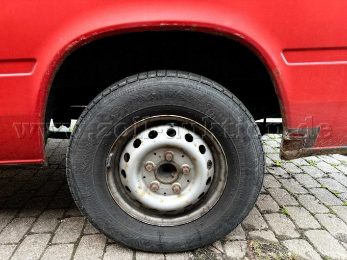 Räder hinten + Roststelle