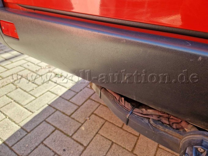 Stoßfänger hinten eingedrückt