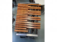 Marimba M 25 Ansicht von oben auf die Instrumentenplatten