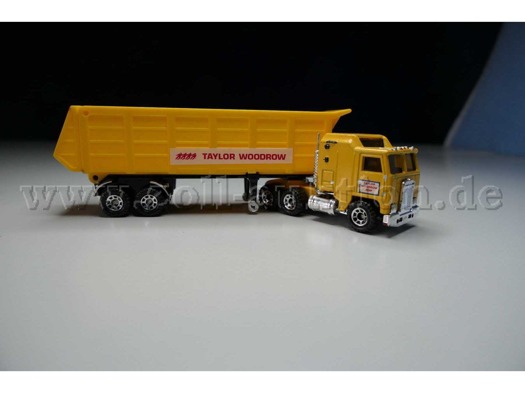 Matchbox Sattelzug Taylor Woodrow Ansicht von der Seite