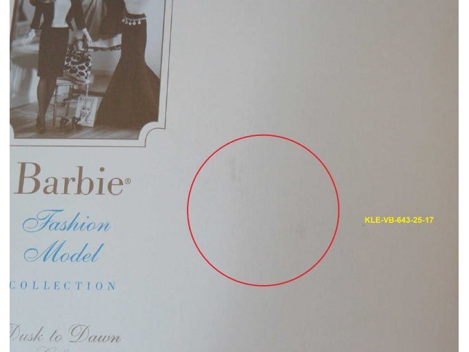 Beispiel für Verschmutzungen auf der Unterseite des Kartons (2)