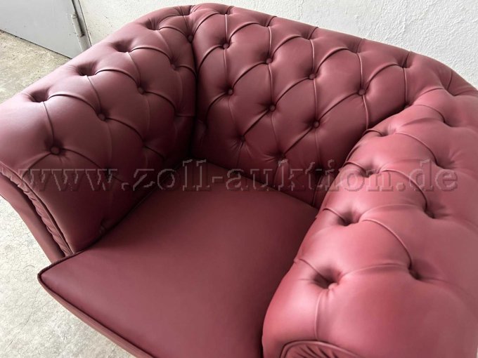 Chesterfiel Sessel Bristol draufsicht