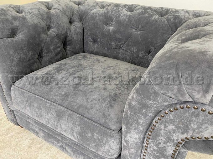 Chesterfiel Sessel Old England Teilansicht-