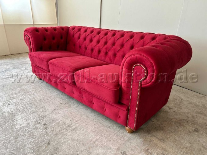 Chesterfield 
Sofa 3-Sitzer Rover von rechts