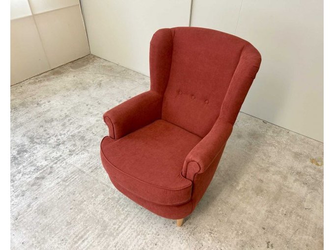 Sessel Kira Terracotta-von rechts oben