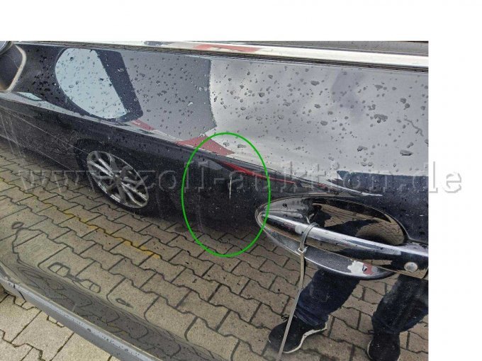 Türe vorne links verkratzt