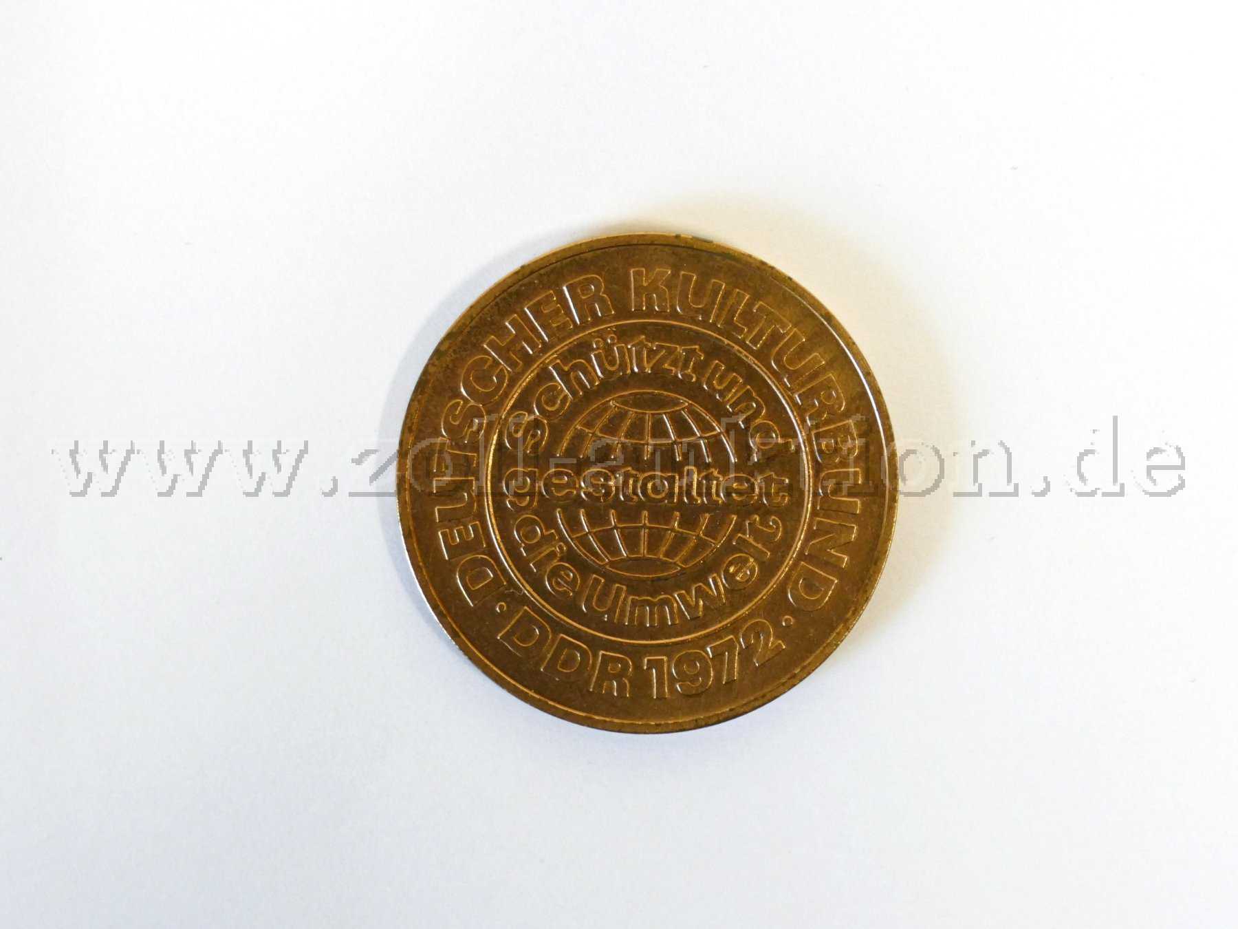 1 Medaille Deutscher Kulturbund DDR 1972